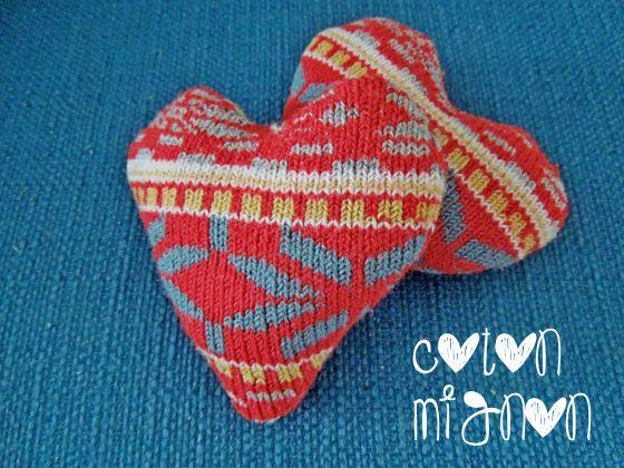 San Valentín tutorial calentador de manos cotonmignon