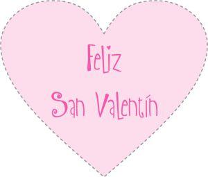 corazón feliz san valentín