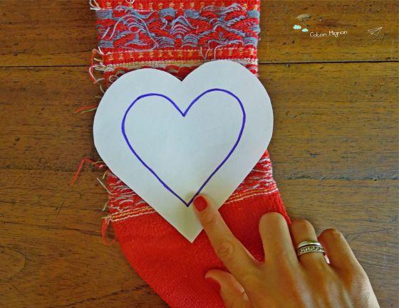 sitúa la figura tutorial calentador de manos san valentín