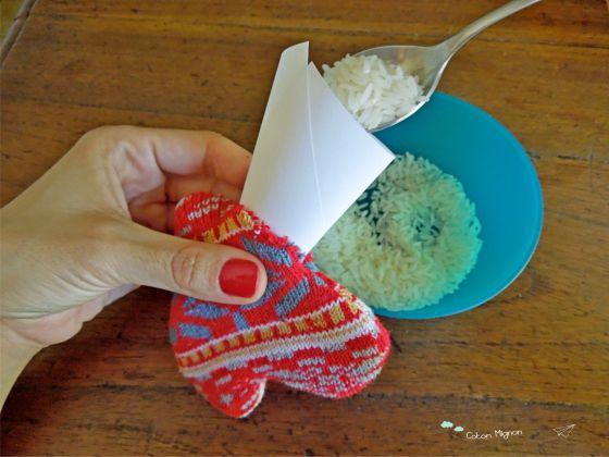 rellenar calentador de mano san valentín