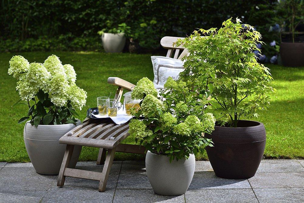 preparar el jardín maceteros muebles de exterior