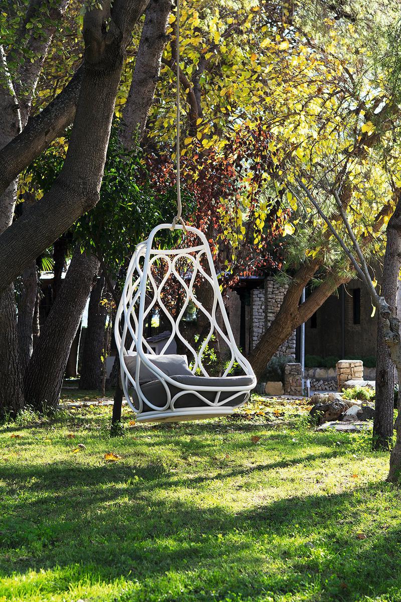 preparar el jardin silla colgante