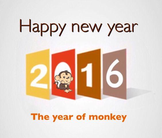 año nuevo 2016 mono