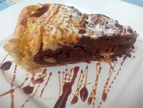 Cheesecake + brownie