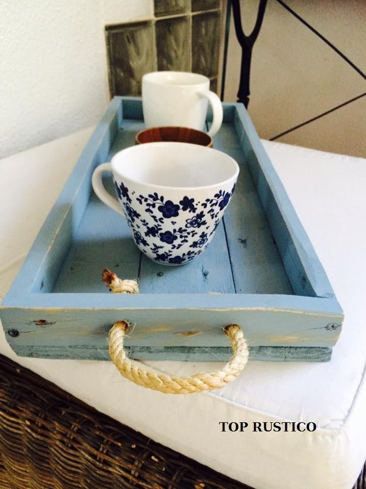 Bandeja de palets de desayuno