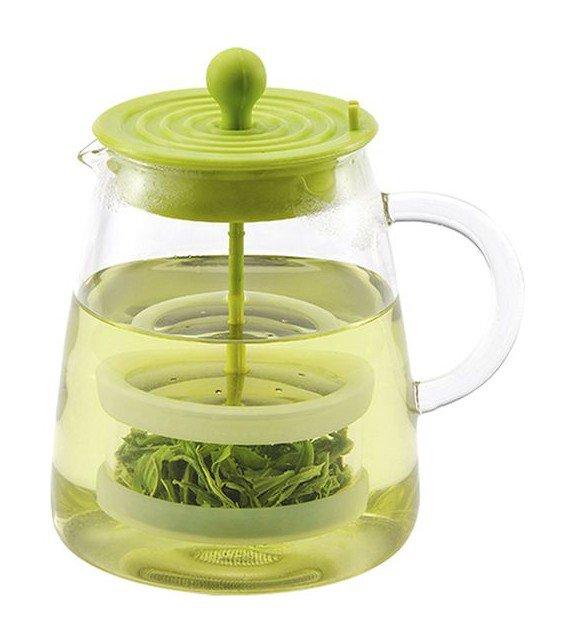 Tetera de vídrio y filtro