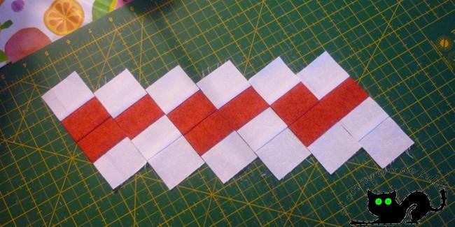 Colocamos nuestras tiras cortadas