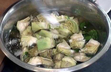 Calamares con Alcachofas22