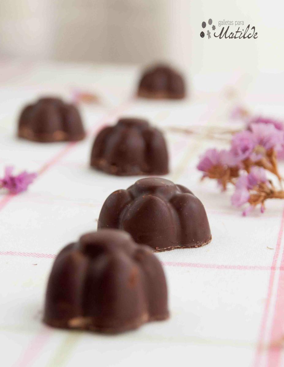 Bombones rellenos de orange curd