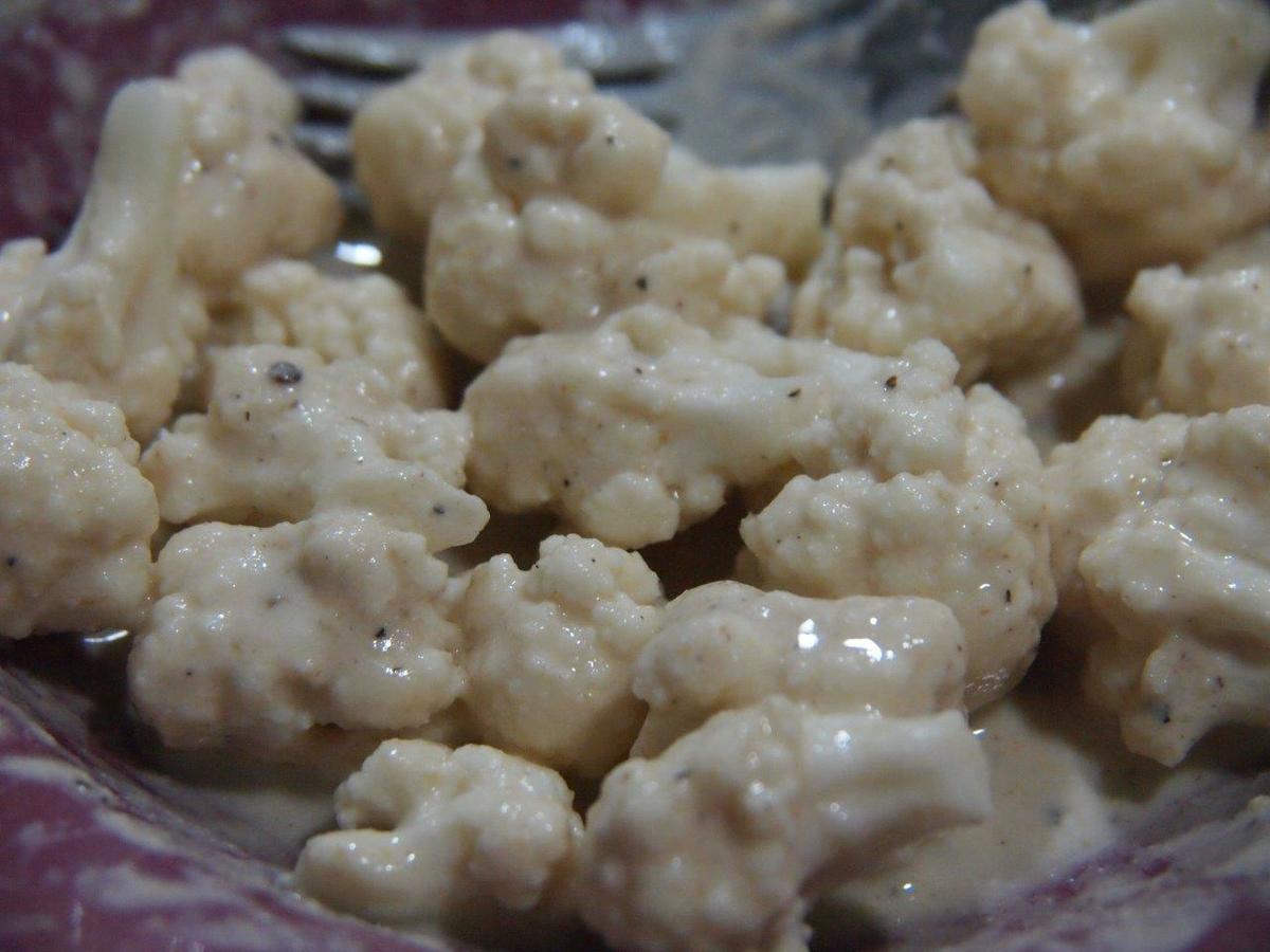 rebozando flores de coliflor