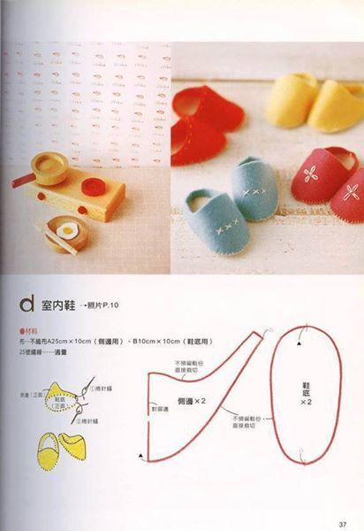 patrones de zapatos para bebé