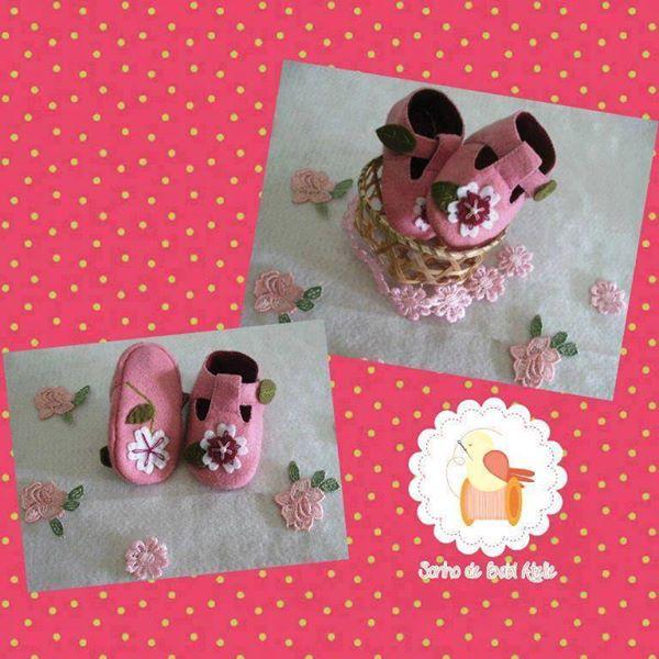 patrones de zapatos para bebé