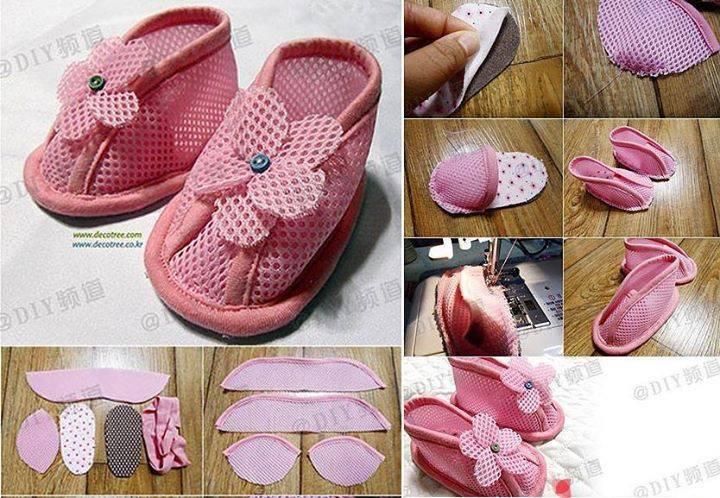 patrones de zapatos para bebé