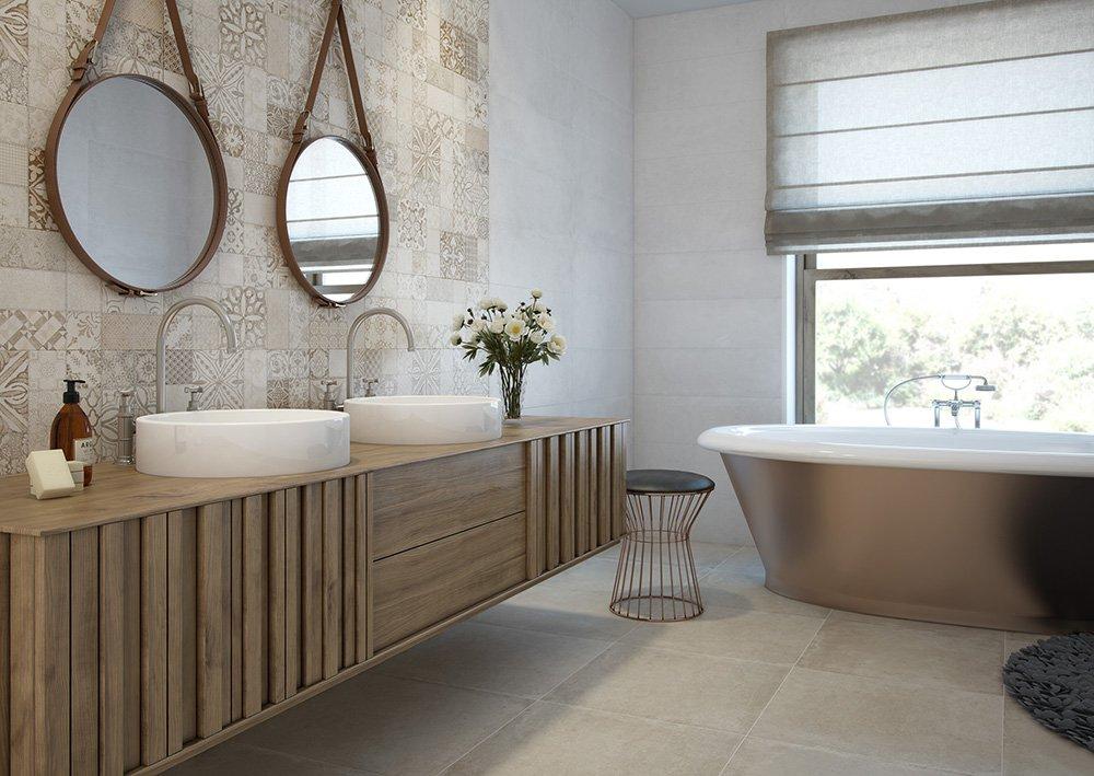 suelos para el cuarto de bano Azuliber