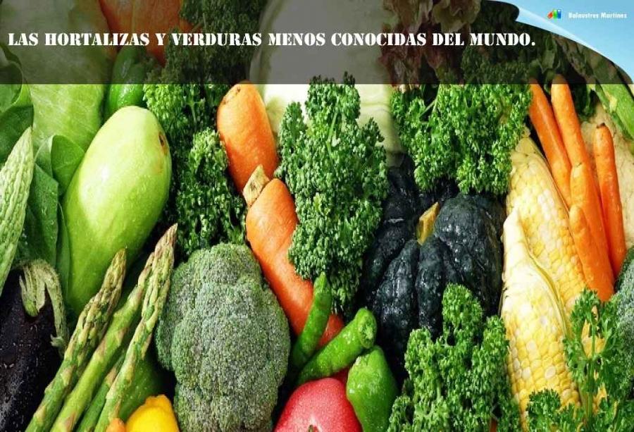 Las hortalizas y verduras más raras del mundo.