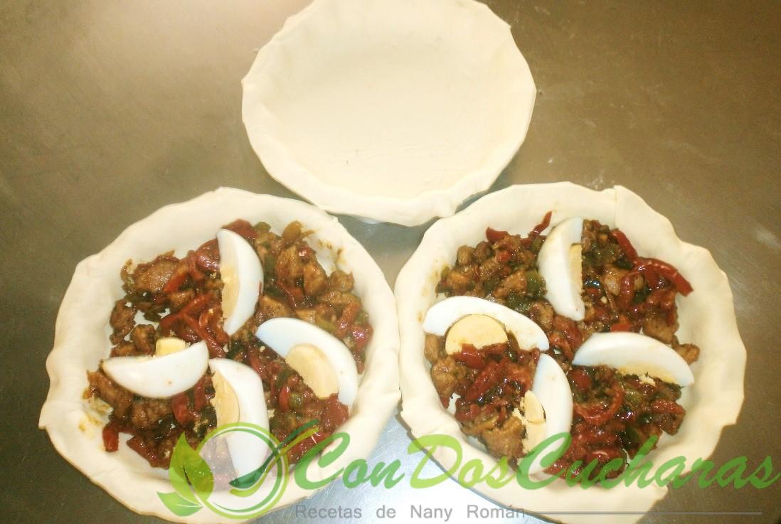 Pastel de carne y hojaldre