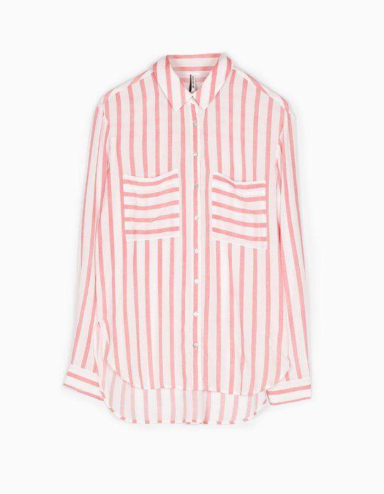 Camisa rayas STRADIVARIUS 15,95€