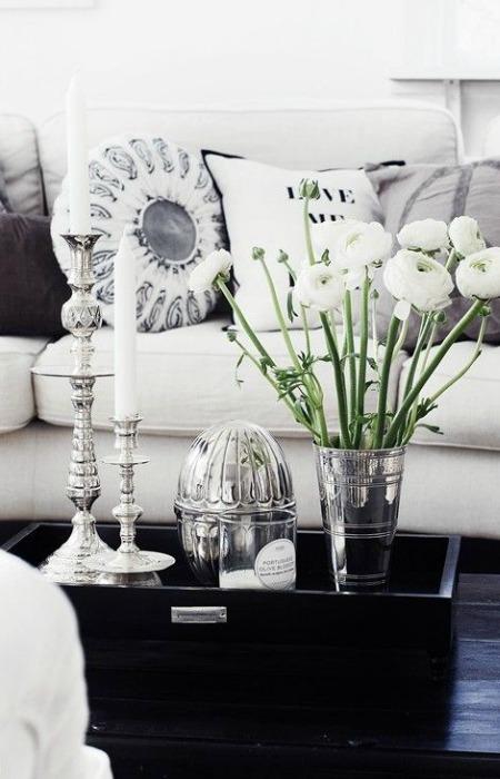 White and grey memories