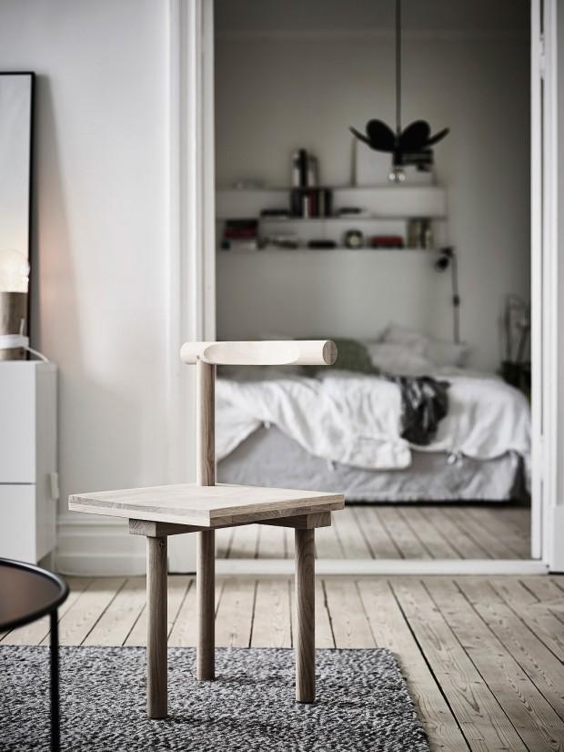 silla de madera diseño nordico