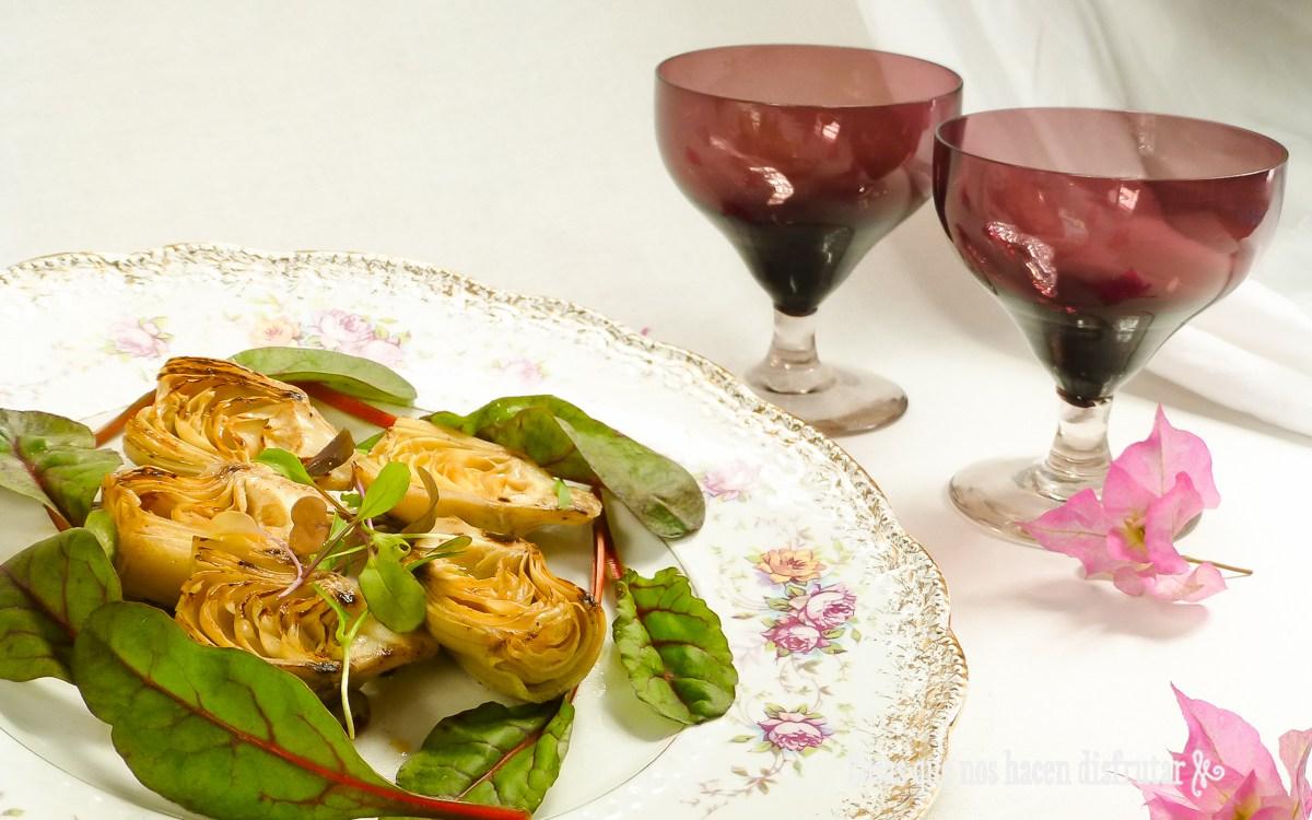 Receta para San Valentín: Ensalada de Alcachofas, con mucho corazón.