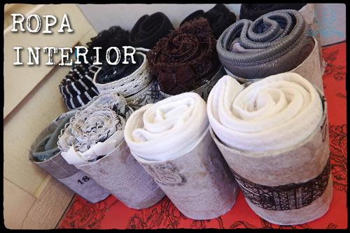 Organization closet underwear