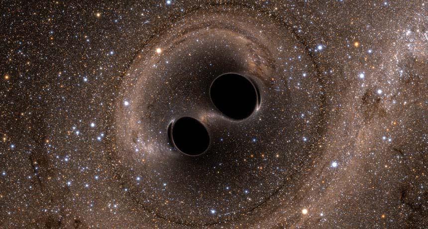 Agujeros negros deformando el universo, revelan las ondas gravitacionales