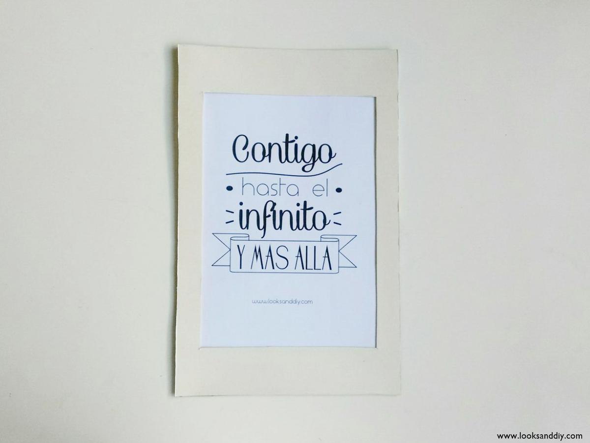 1 como hacer un marco de cartón + lámina imprimible gratis