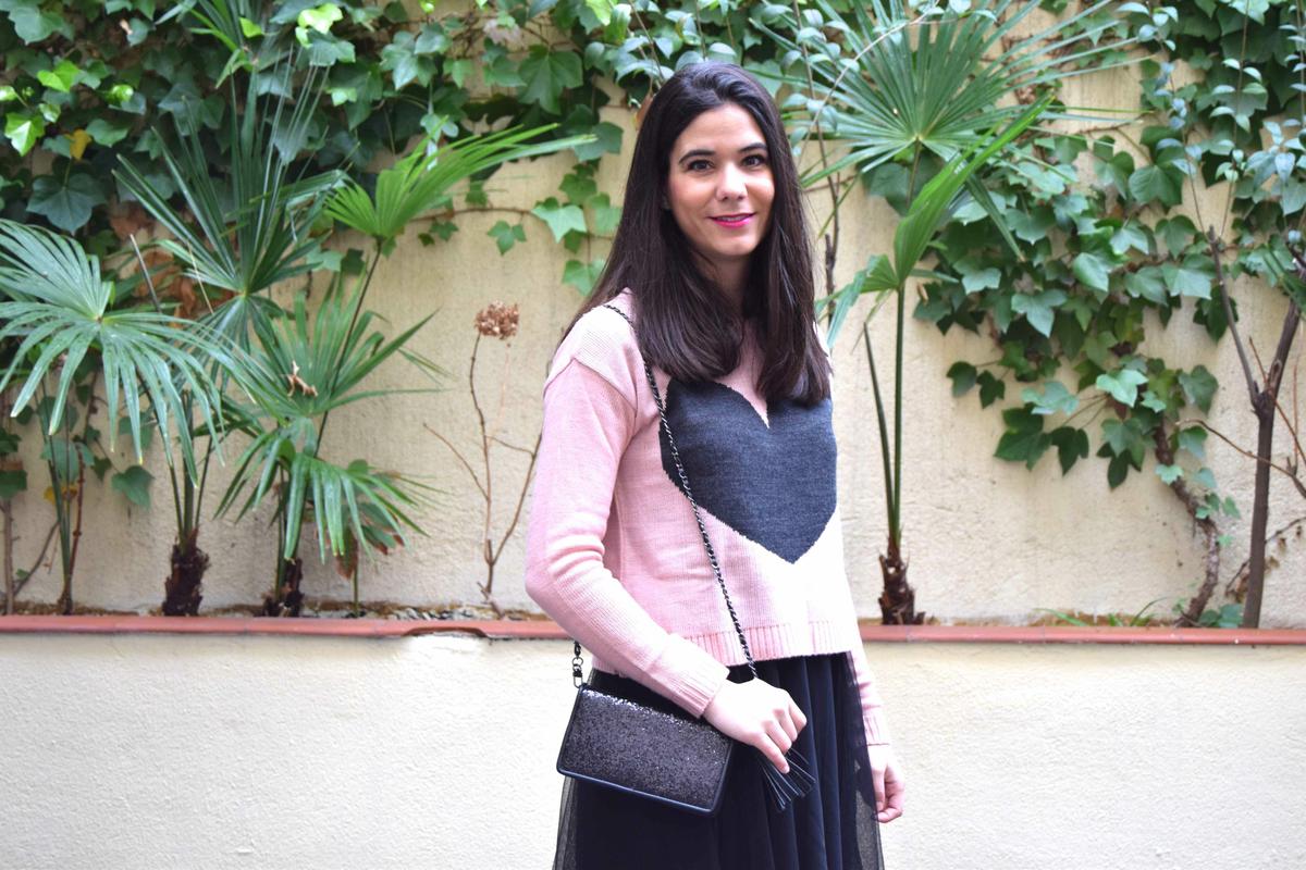 look con falda de tul