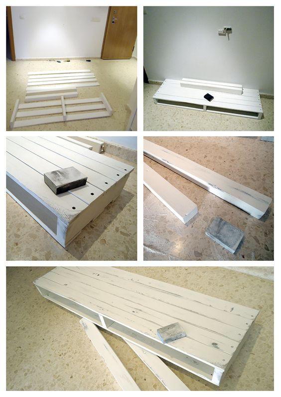 palet, reciclaje, chalkpaint