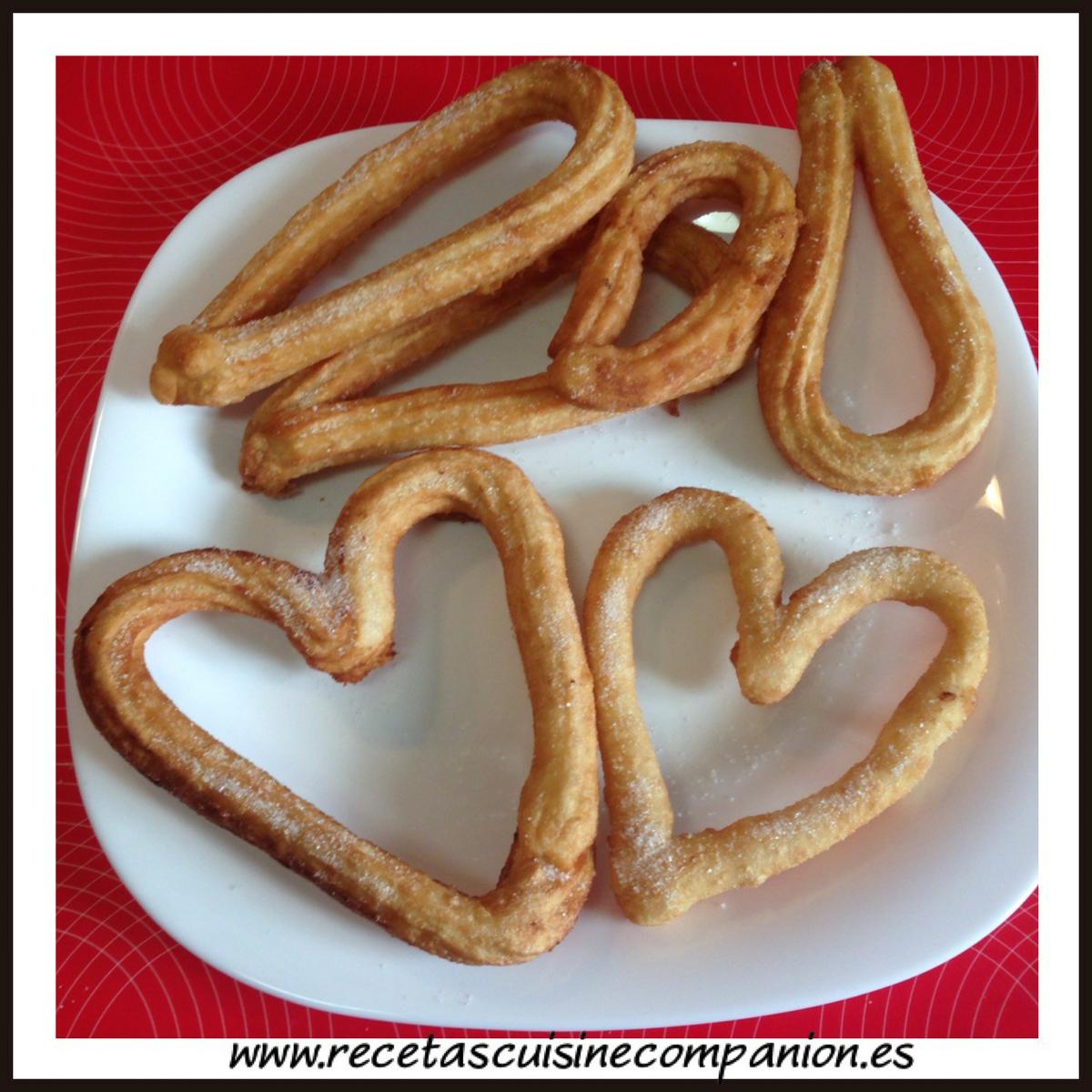 churros corazones