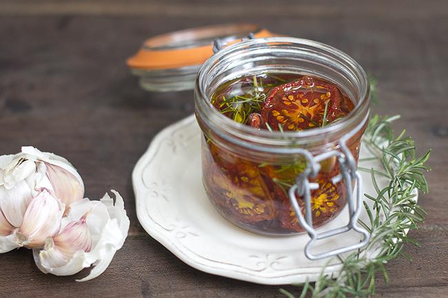 tomate seco en aceite aromatizado