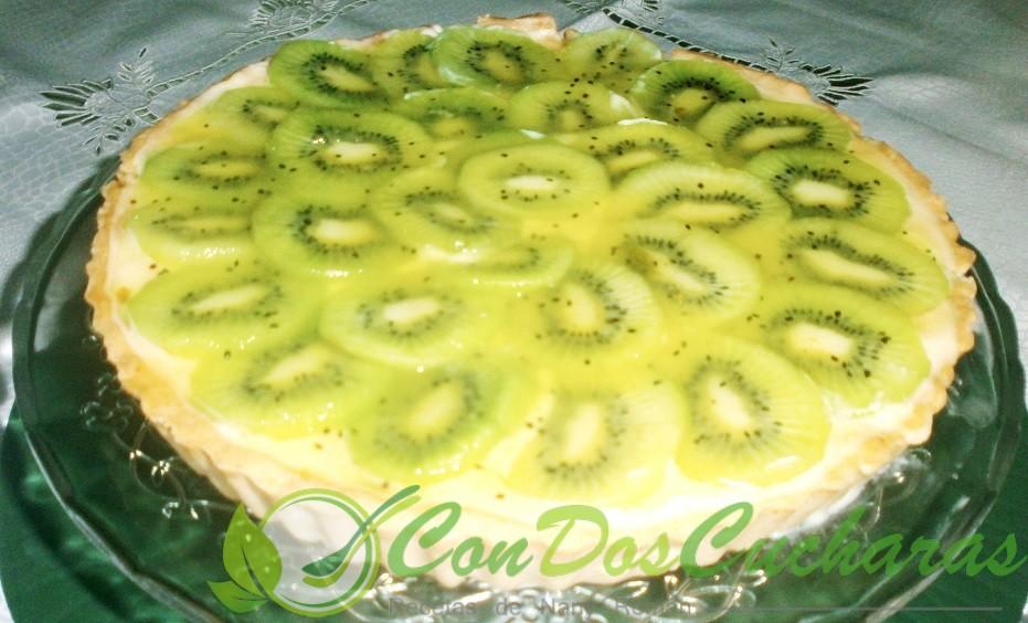 Pastel de Kiwi y queso