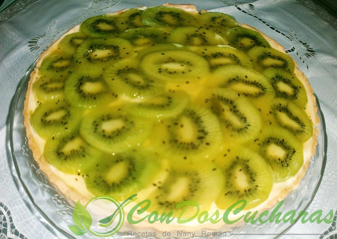 Pastel de Kiwi y queso