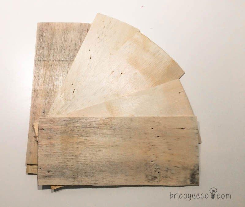 madera de una caja de fruta