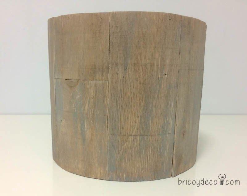 madera teñida y decapada