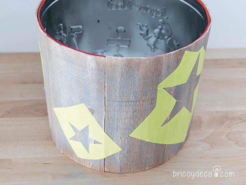 pintar estrellas con vinilo