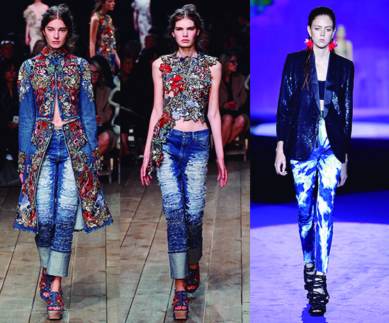 Tendencia, siempre Denim, Alexander mcqueen & Dsquared2