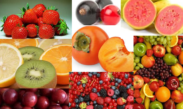 FRUTAS CON VITAMINA C