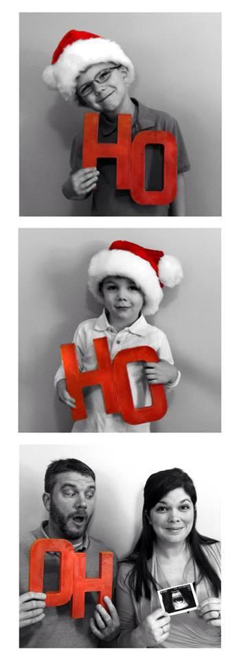 Ideas para anunciar el embarazo durante las navidades en www.madreyblogger.com