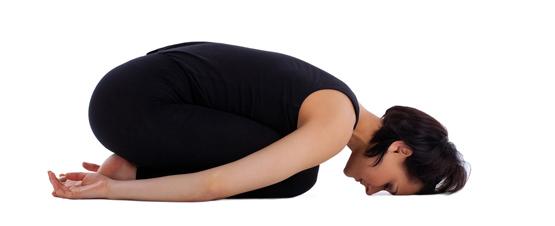 Balasana o Postura del niño
