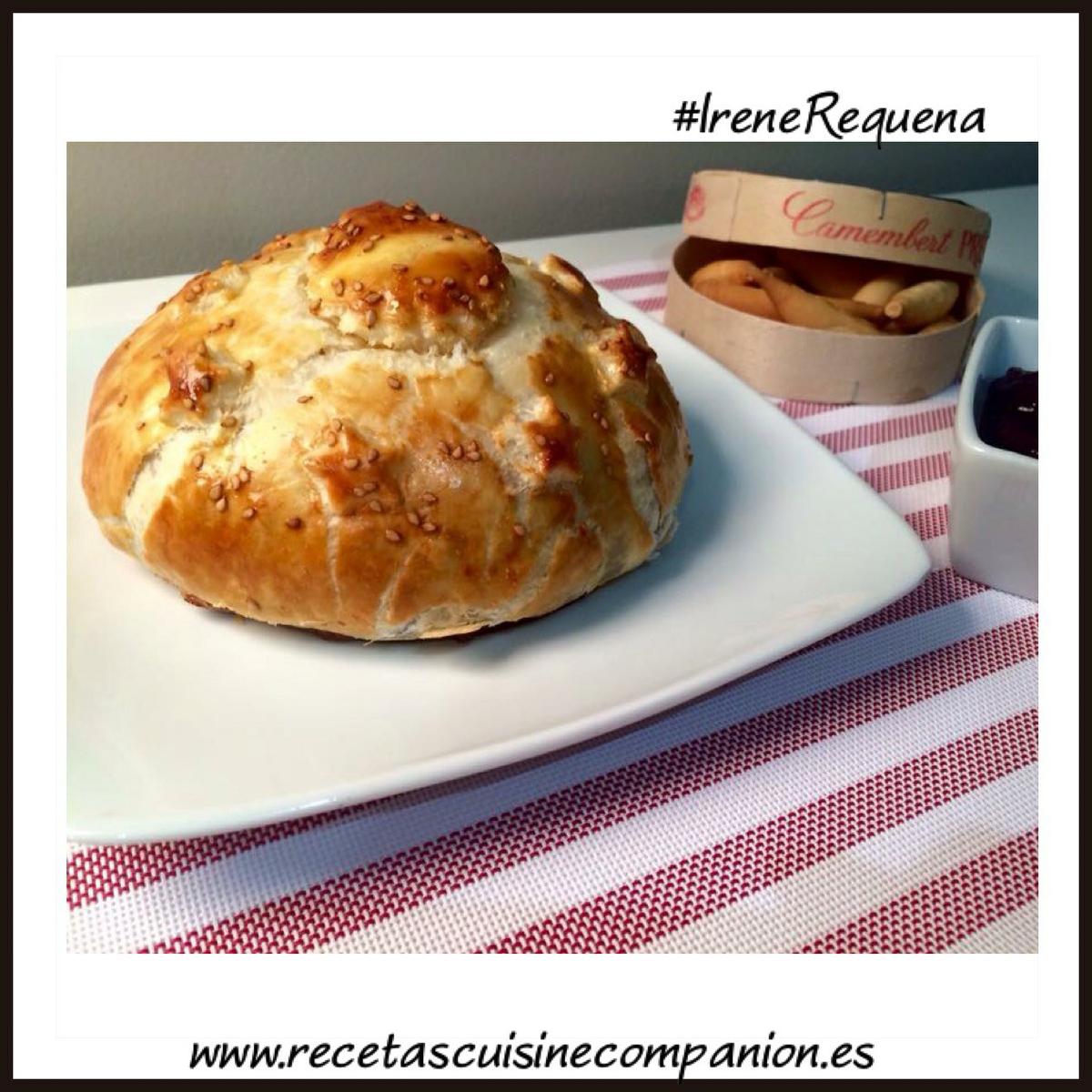 hojaldre relleno de camember