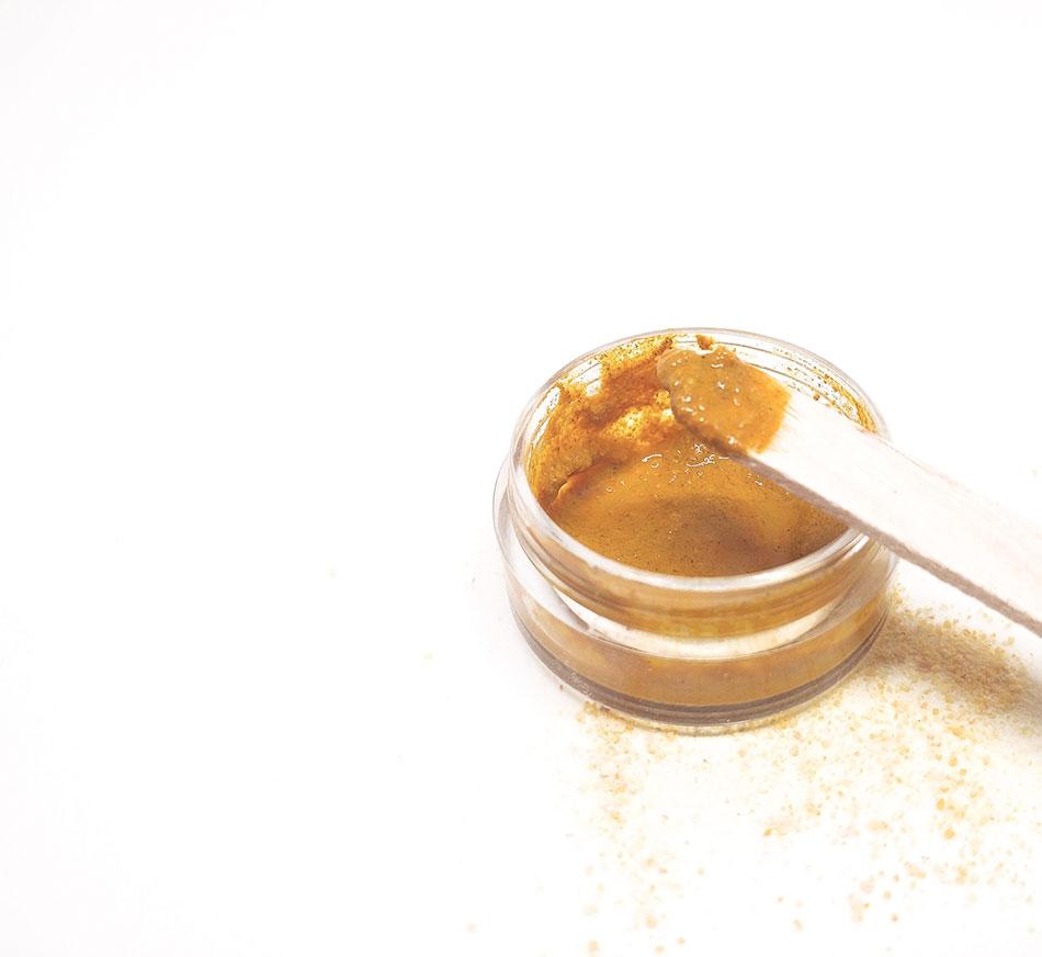 cúrcuma para eliminar el bello