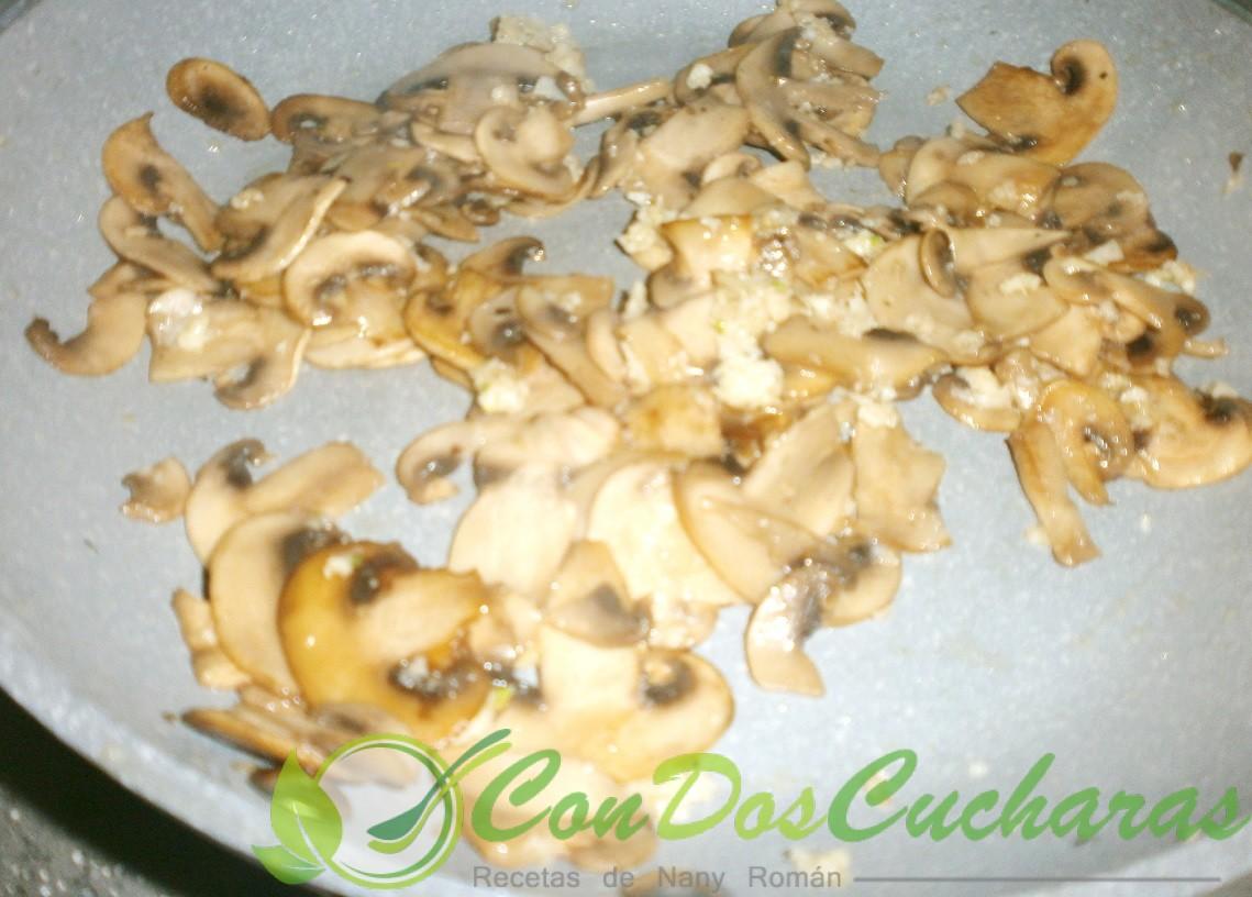 Presa iberica al horno con champiñones