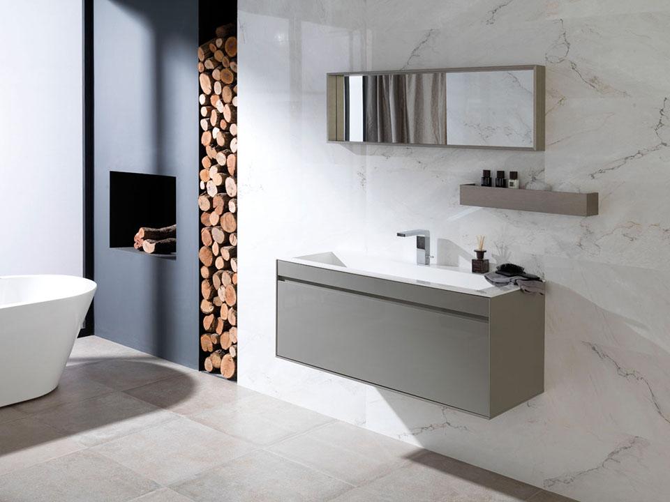 mueble para el cuarto de bano porcelanosa suspendido