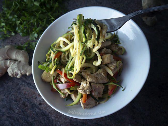 zoodles, espaguettis vegetales