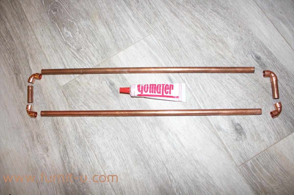 Accesorios de baño - Pegar partes del toallero