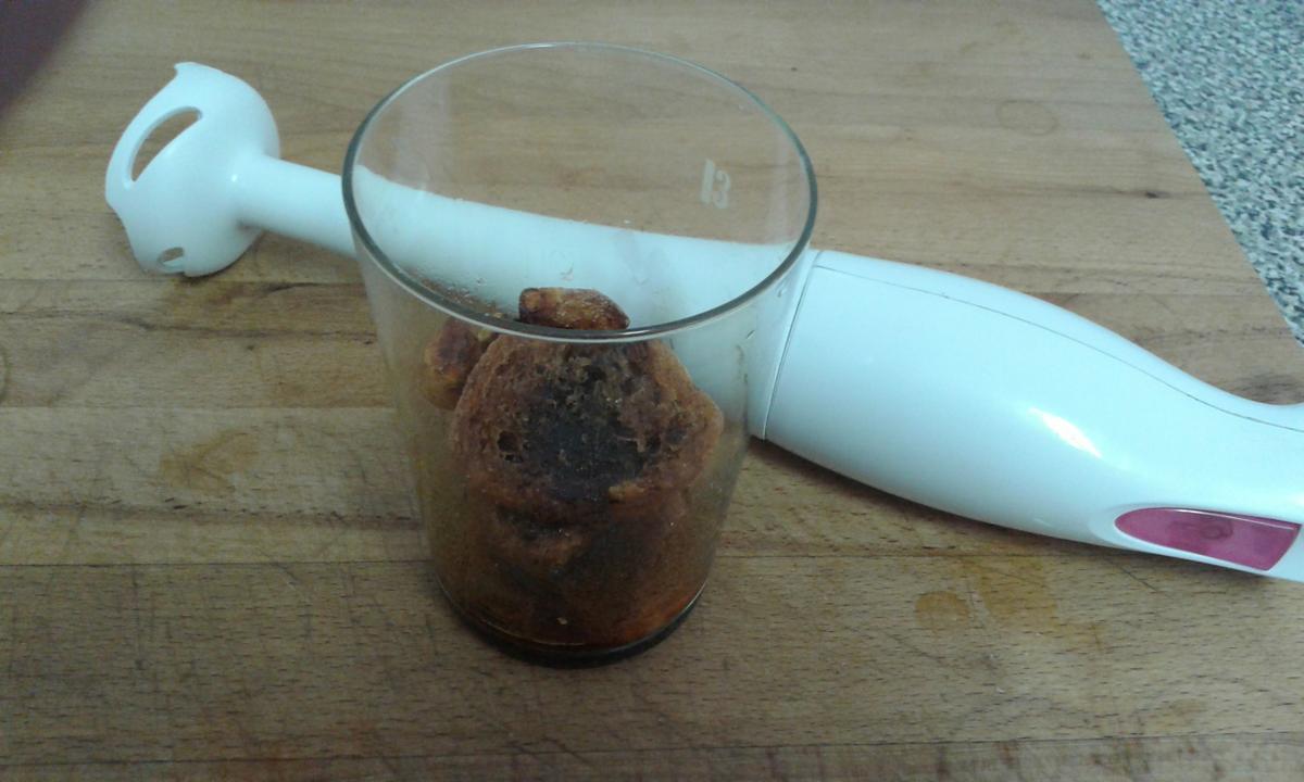 Batimos el majado para acelgas esparragás