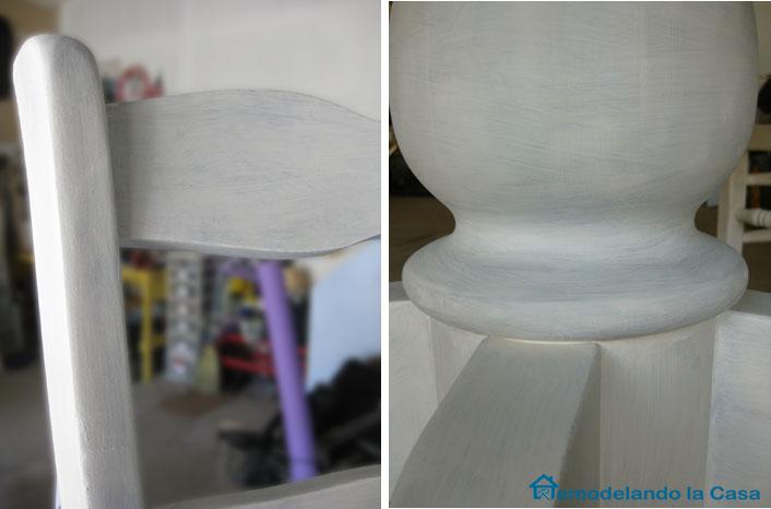 imprimación. Renovación de mesa y sillas 