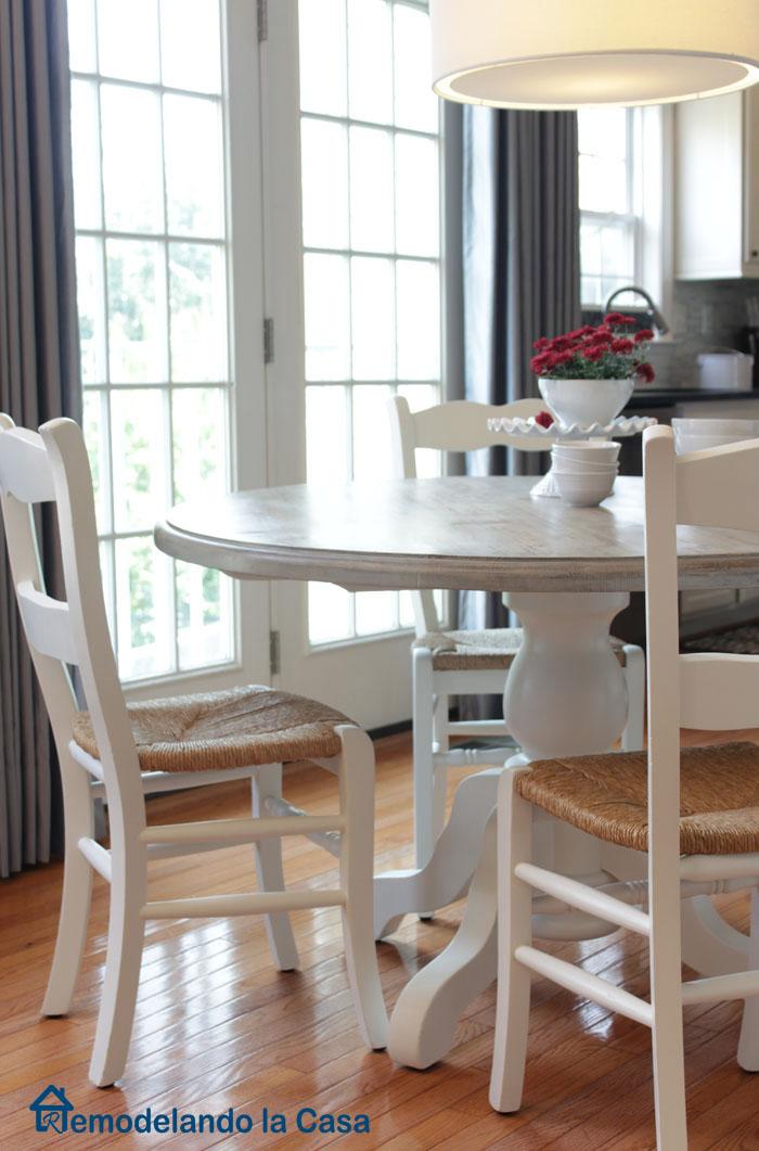 Renovación de mesa y sillas 