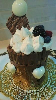 Mini chalolle de mousse de dulce de leche (2)